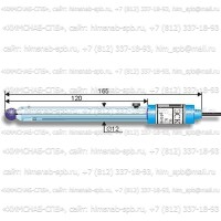 Купить ЭСК-10601 комбинированный pH-электрод встроенный электрод сравнения хлорсеребряный двухключевой перезаполняемый Санкт-Петербург
